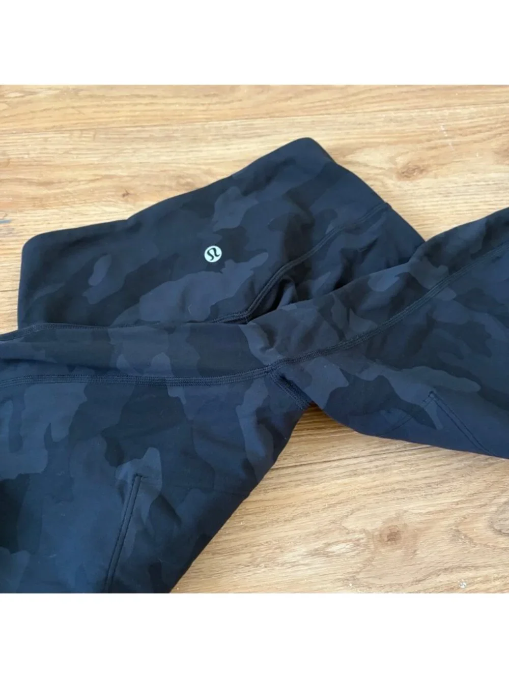 Lululemon Athletic Align Jogger HR Yoga Pants 28” Dark Coal Camo Women’s Sz 4